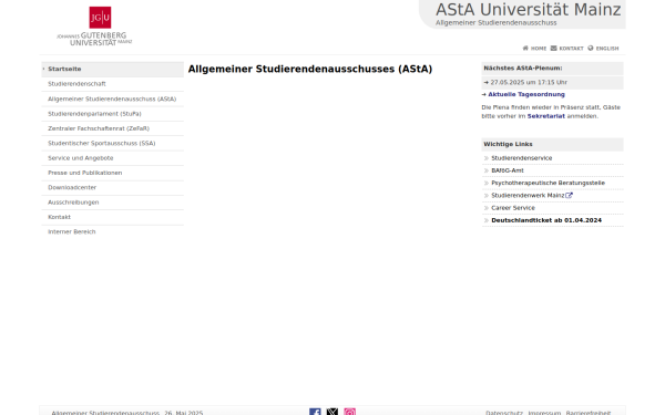 asta.uni-mainz.de