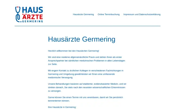 hausaerztegermering.de