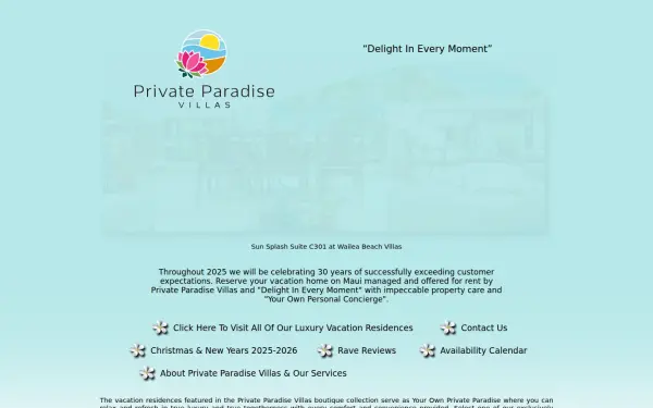 www.privateparadisevillas.com