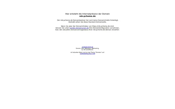 www.mb-pchome.de