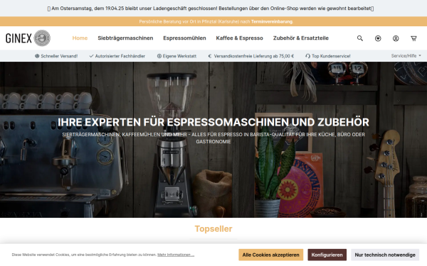 ginex-espressomaschinen.de