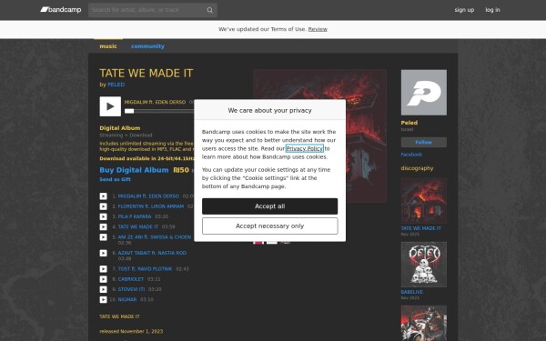 peled.bandcamp.com