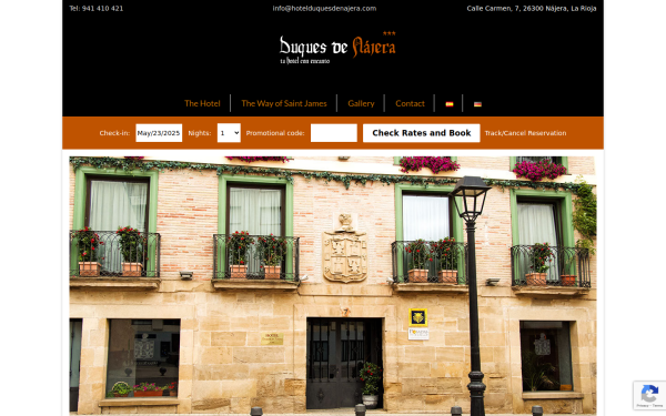 hotelduquesdenajera.com