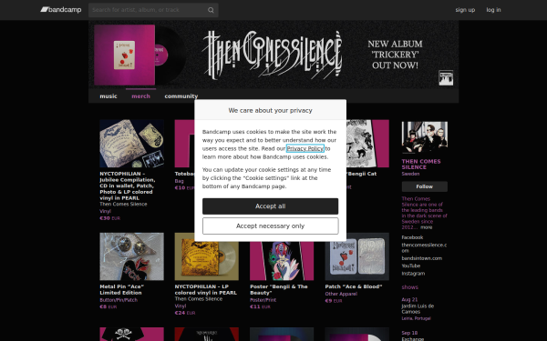 thencomessilence.bandcamp.com