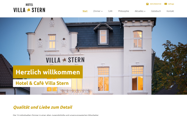 hotelvillastern.de