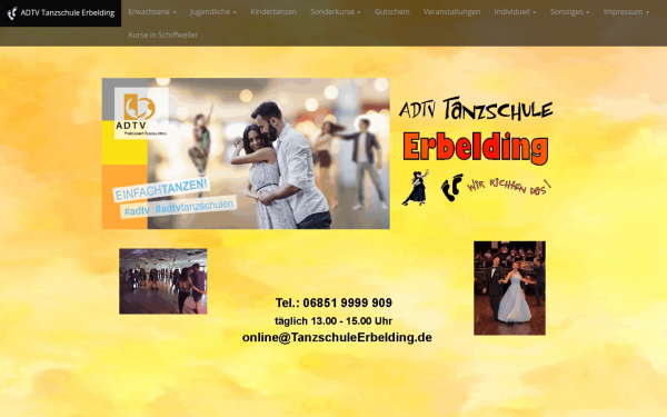 www.tanzschuleerbelding.de