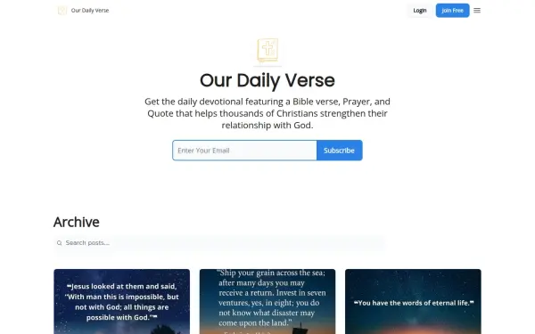 www.ourdailyverse.com