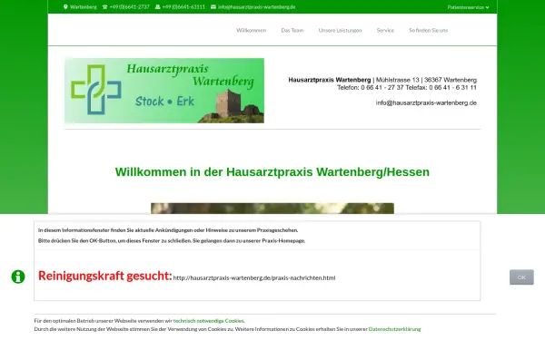 hausarztpraxis-wartenberg.de