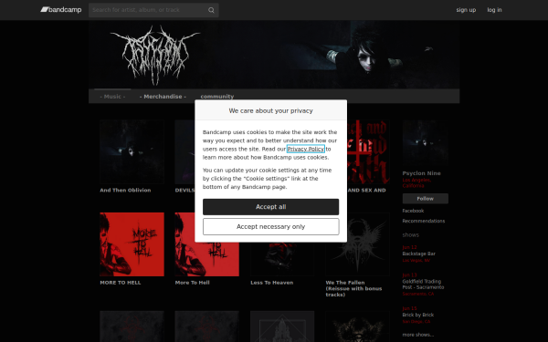 psyclonnine.bandcamp.com