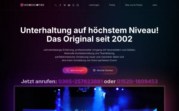 www.videodiscothek.com