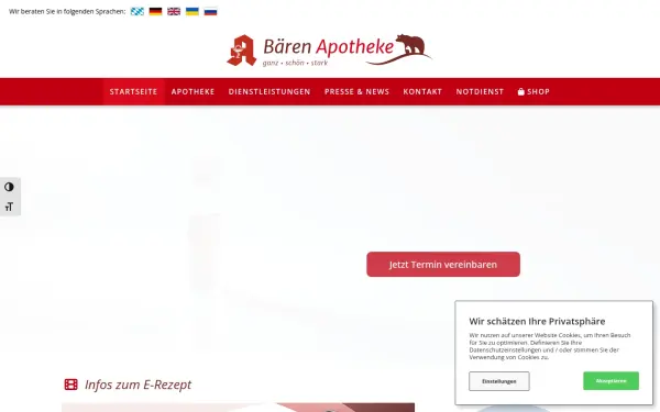 www.baeren-apotheke-grafing.de