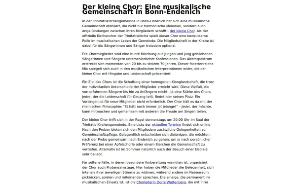 der-kleine-chor.de
