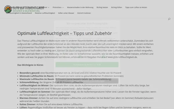 www.gute-luftfeuchtigkeit.de