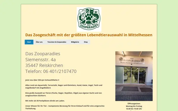 www.daszooparadies.de