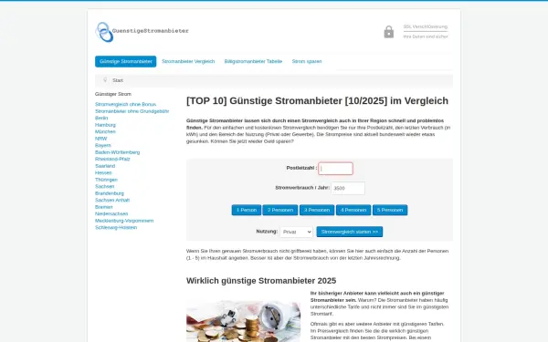www.guenstigestromanbieter.de