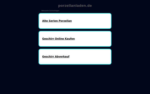 porzellanladen.de