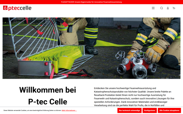 ptec-feuerwehrbedarf.de