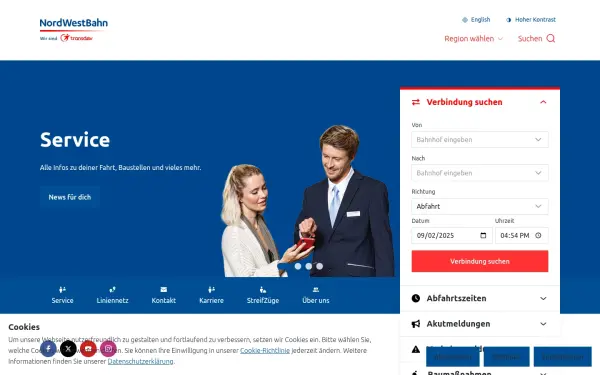 www.nordwestbahn.de