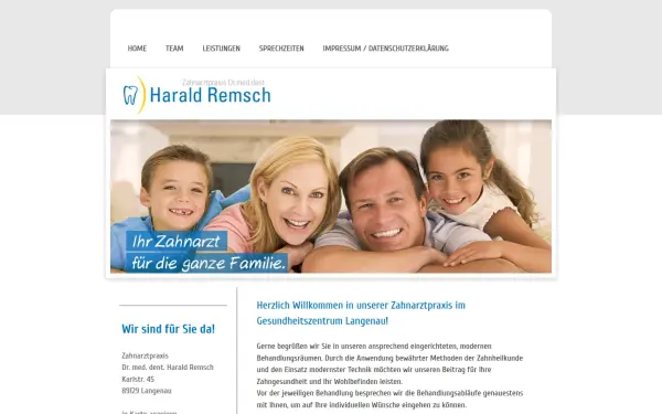 www.zahnarztpraxis-remsch.de