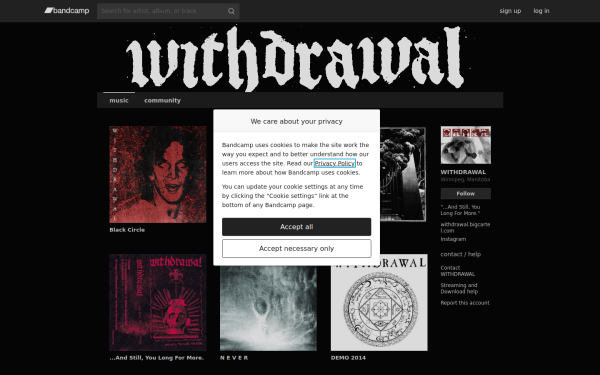 withdrawal.bandcamp.com
