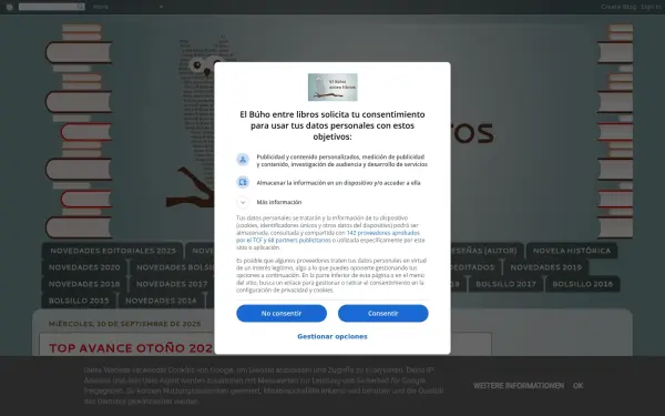 www.elbuhoentrelibros.com