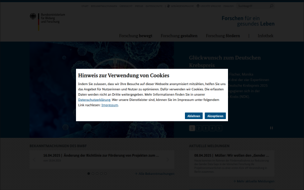 www.gesundheitsforschung-bmbf.de