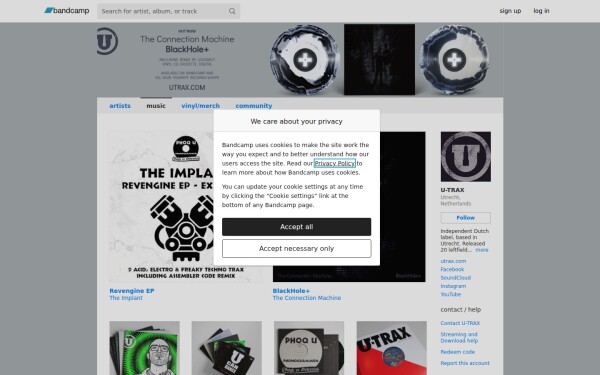 u-trax.bandcamp.com
