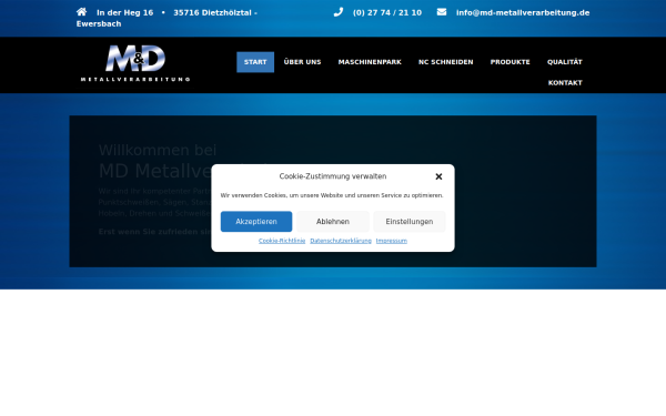 www.md-metallverarbeitung.de
