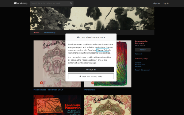 emmanuelleparrenin.bandcamp.com