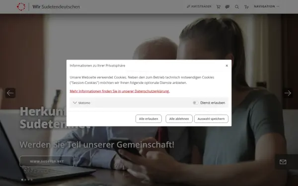 www.sudeten.de