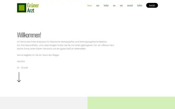 gruenerarzt.de