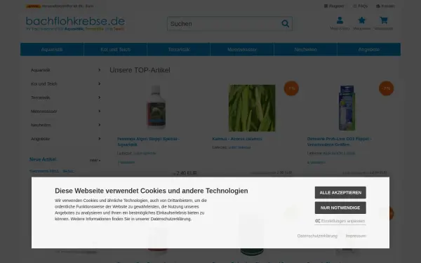 www.bachflohkrebse.de