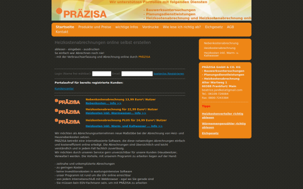 www.praezisa-heizkosten.de