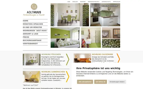 ferienwohnungen-muenster.com