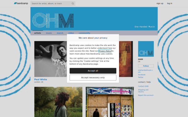 onehandedmusic.com