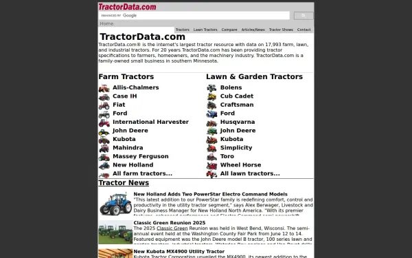 tractordata.com