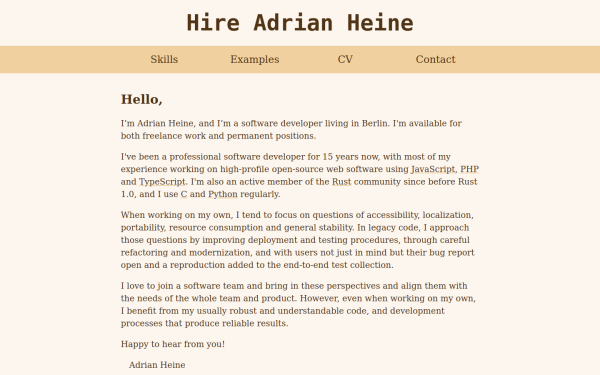 hire.adrianheine.de