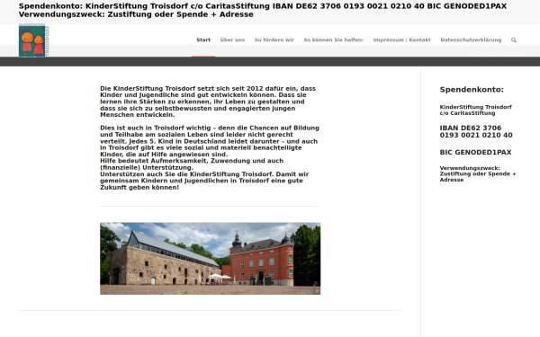 kinderstiftung-troisdorf.de