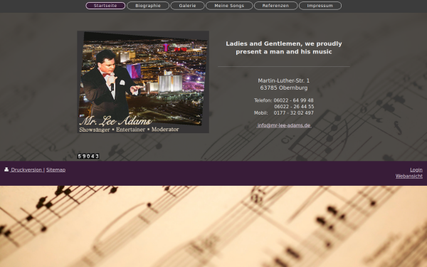 www.mr-lee-adams.de