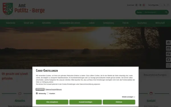 www.amtputlitz-berge.de