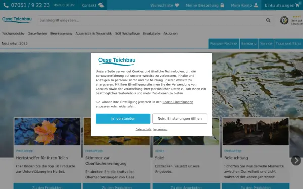 www.oase-teichbau.de