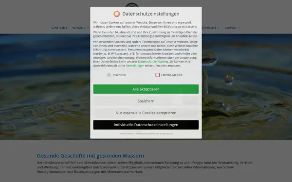 handelsverbandmineralwasser.de