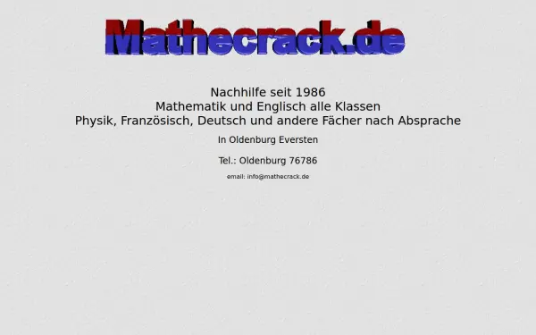 mathecrack.de