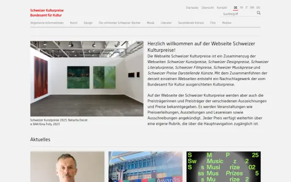 www.schweizerkulturpreise.ch