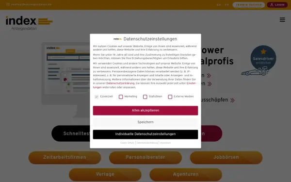 anzeigendaten.index.de