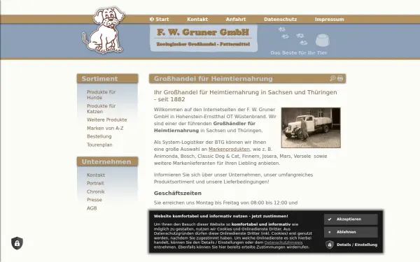 gruner-heimtiernahrung.de
