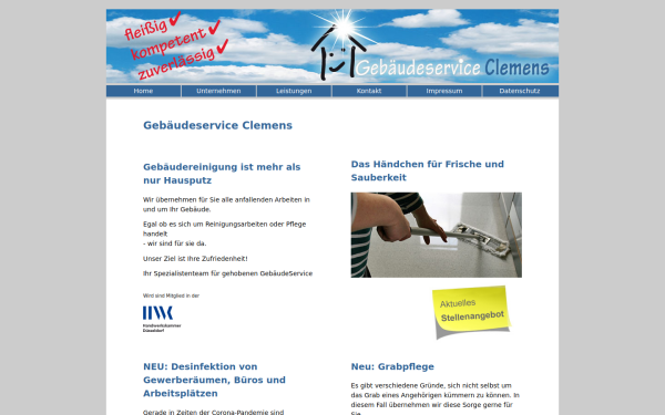 www.gebaeudeservice-clemens.de