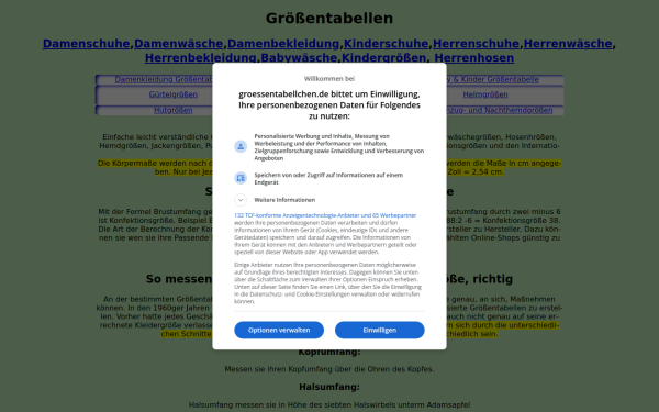 groessentabellchen.de