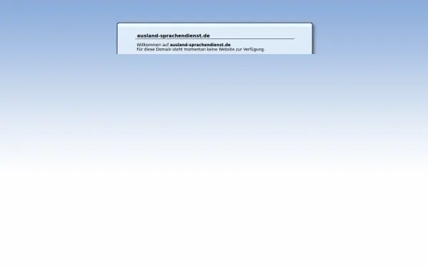 ausland-sprachendienst.de