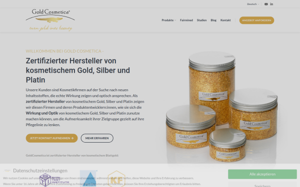 www.gold-cosmetica.de